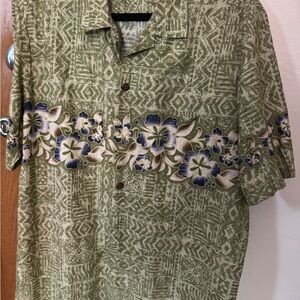 Green Tropical Men's Shirt L